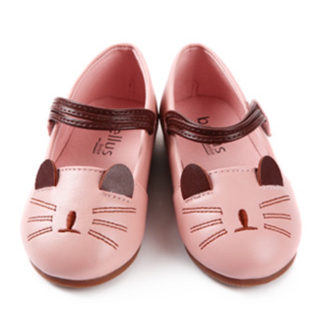Toddle Girls Cat Mary Jane Pink Flats